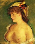 Edouard Manet Blonde Woman with Naked Breasts oil painting picture wholesale